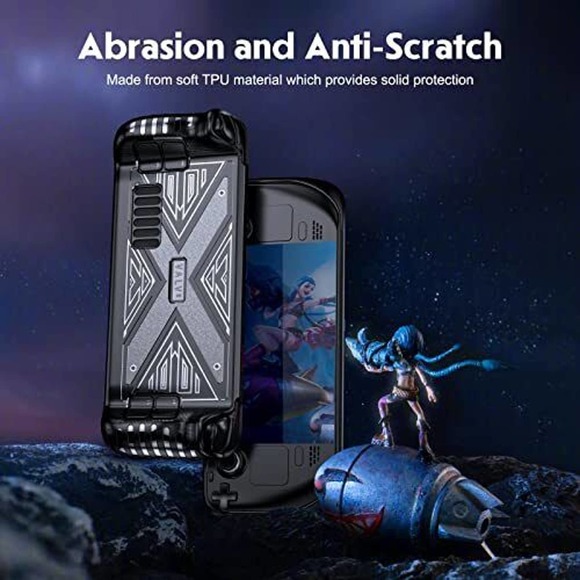 SENQAO Case for Steam Deck, TPU Protective Cover Case Compatible with Steam Dec - Picture 4 of 7